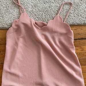 Pink Scallop Tank